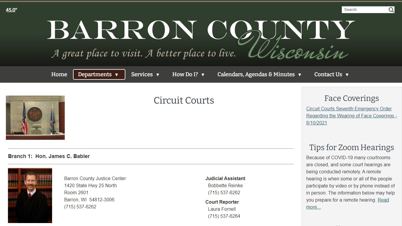 Circuit Courts - Barron County, WI