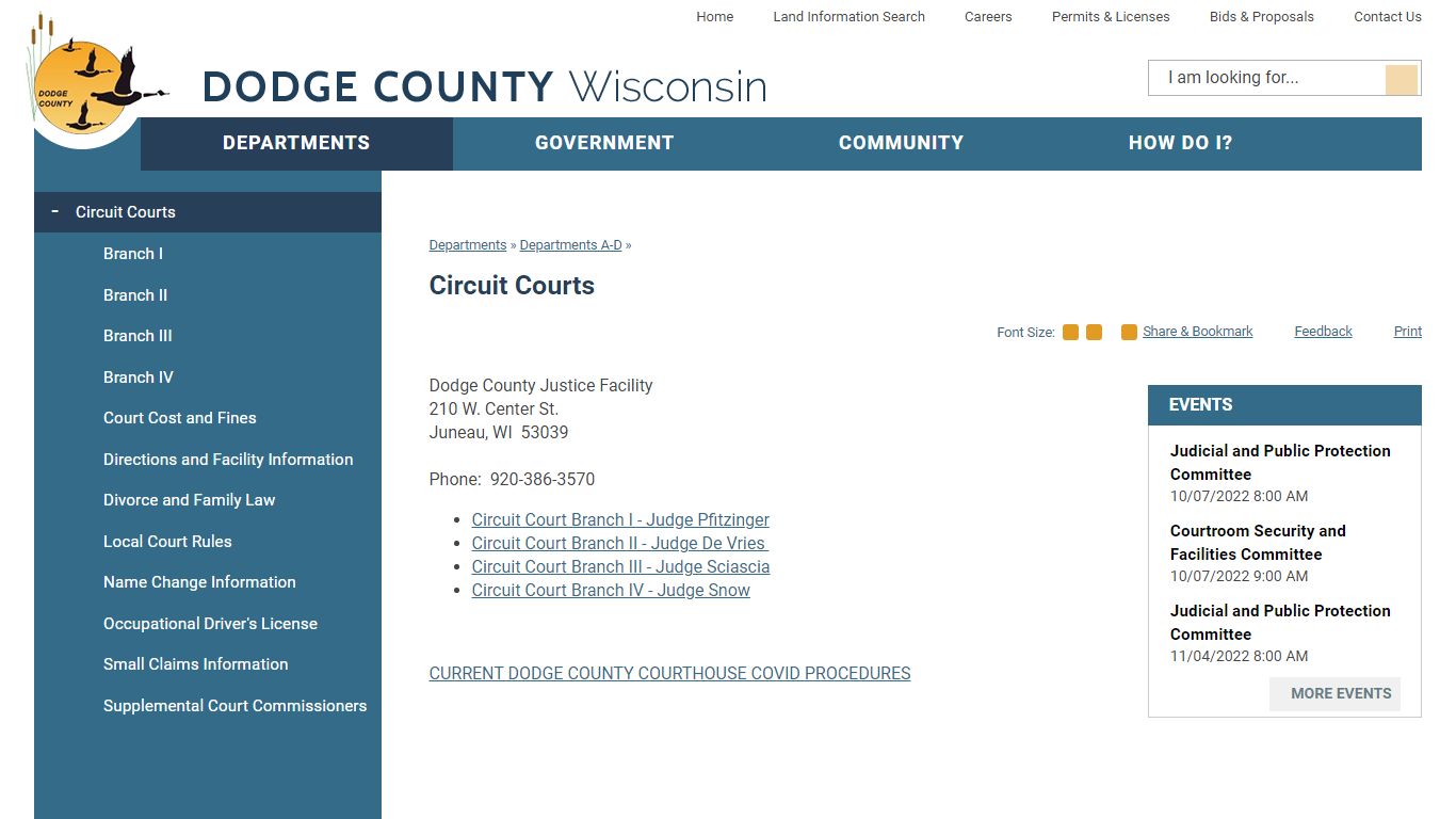 Circuit Courts | Dodge County, WI